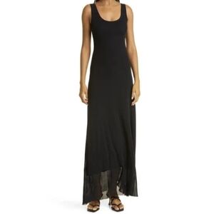 Fuzzi Black Maxi Dress M